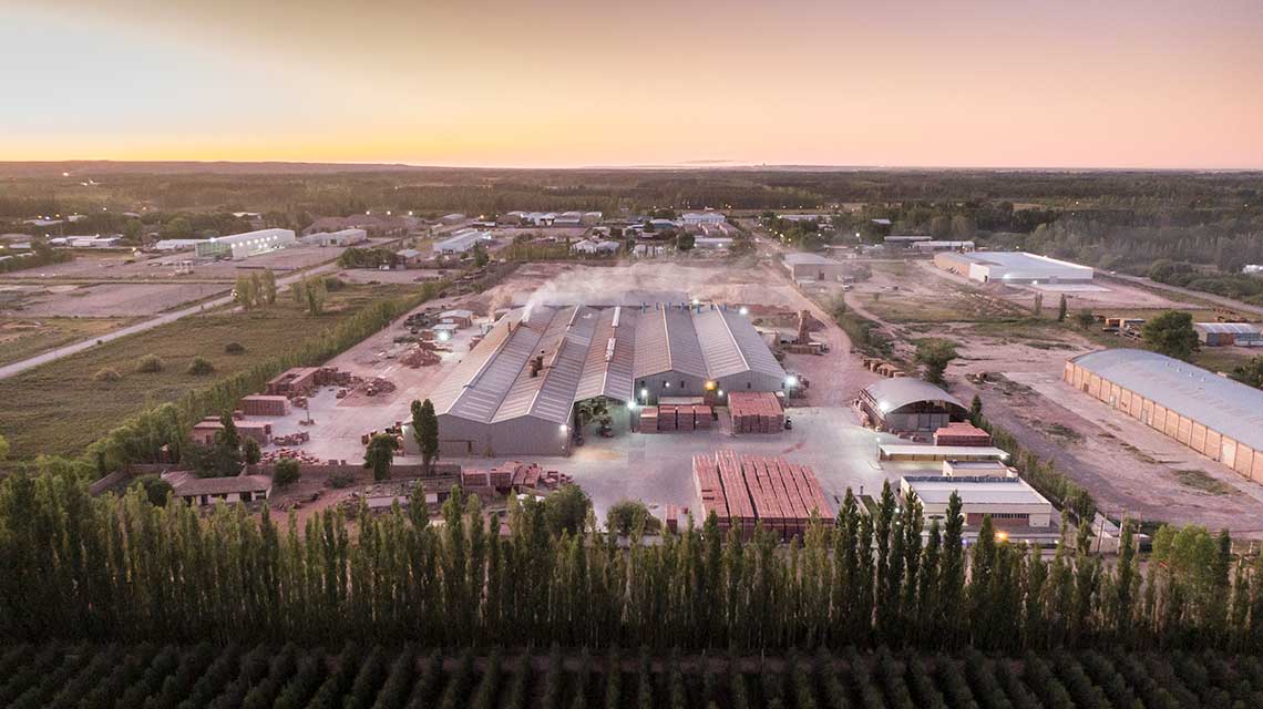Vista aerea de la fabrica de Cunmalleu