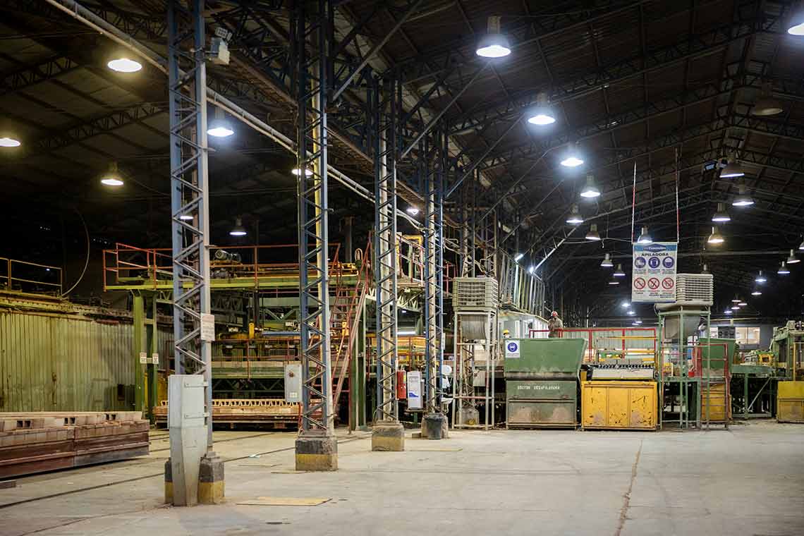 Vista interior de la Fabrica de Cunmalleu